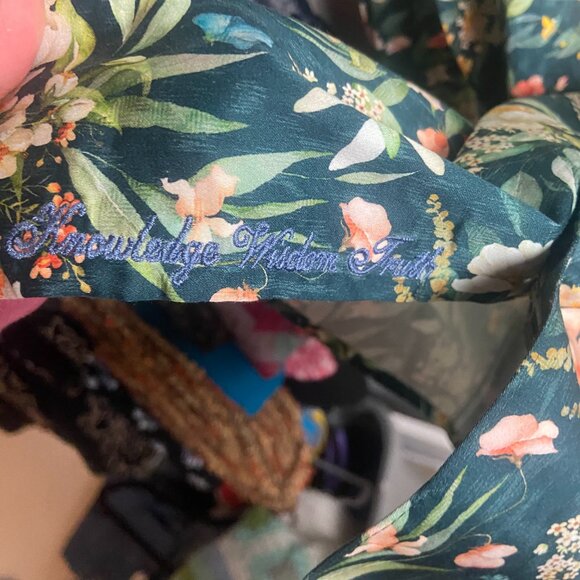 Robert Graham Size L Gatlin Long Sleeve Woven Button Down Shirt Floral Classic - Picture 10 of 10